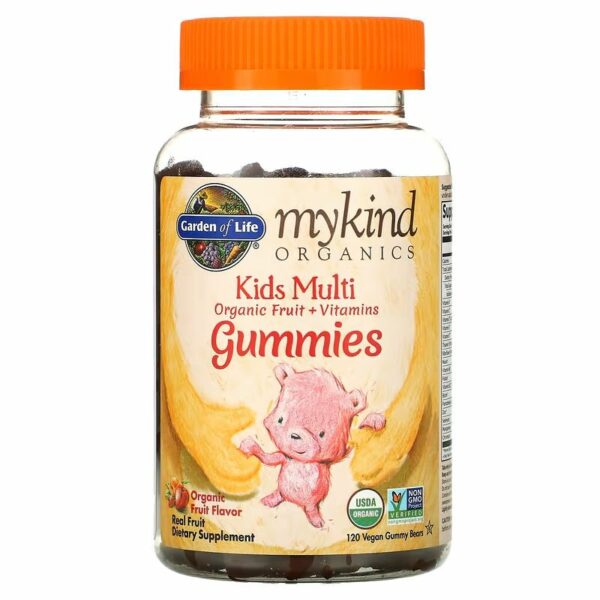 Mykind – multivitamin pro děti organické ovoce – 120 žvýkacích gumídků