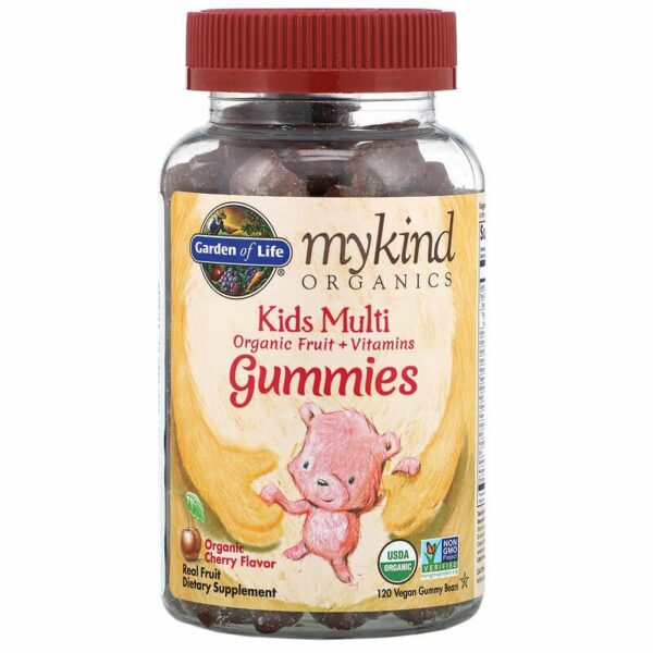 Mykind – multivitamin pro děti třešně – 120 žvýkacích gumídků