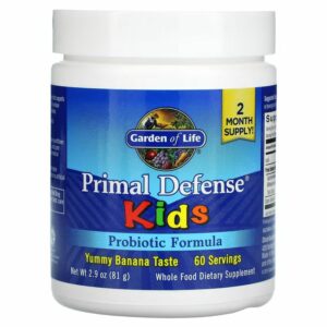 Primal Defence Kids Banana, probiotika pro děti, 81g