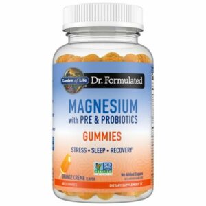 Dr. Formulated Magnesium s prebiotiky a probiotiky, pomeranč, 60 gumídků