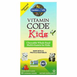 0122_Vitamin Code Kids – RAW multivitamin pro děti – 30 kapslí